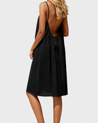Costa Serena™ | Vestido midi de espalda abierta